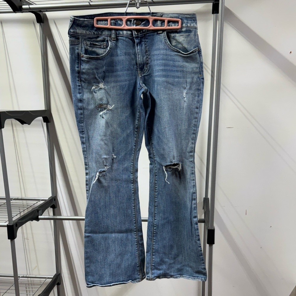 American Eagle Outfitters Blue Flare Jeans